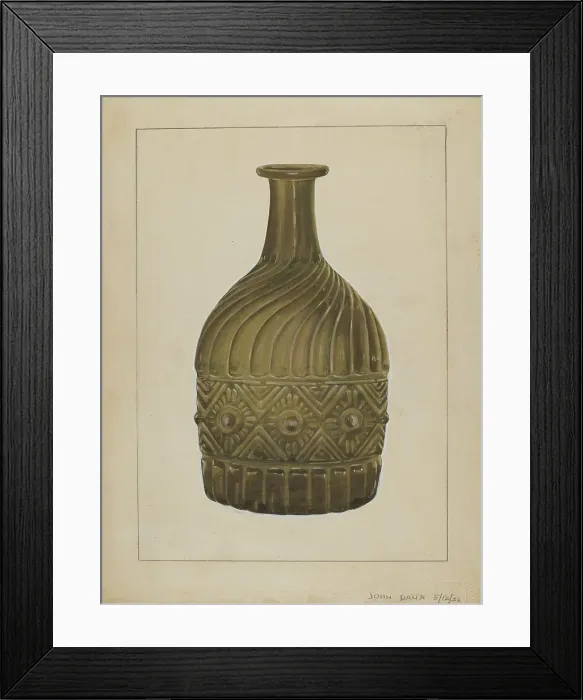 Framed Print : Decanter, 1936. Creator: John Dana Framed Print : Decanter, 1936. Creator: John Dana