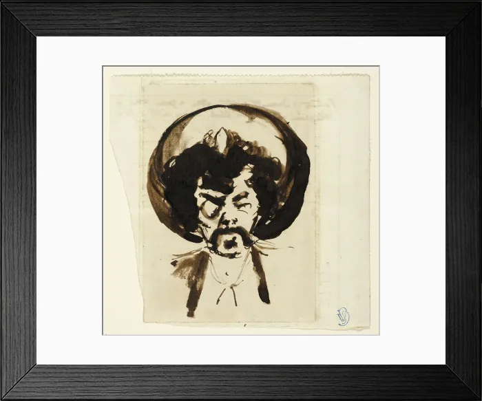 Framed Print : Portrait of Whistler, 1877. Creator: Carlo Pellegrini Framed Print : Portrait of Whistler, 1877. Creator: Carlo Pellegrini