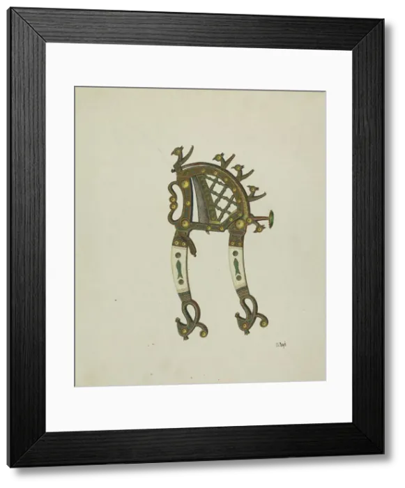 Framed Print : Tobacco Cutter, c. 1939. Creator: Joseph L. Boyd Framed Print : Tobacco Cutter, c. 1939. Creator: Joseph L. Boyd