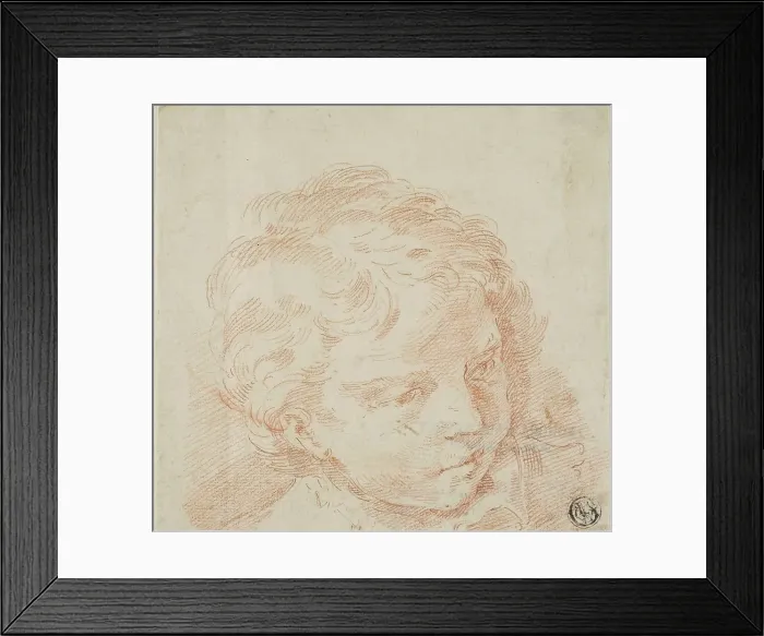 Framed Print : Child's Head, n.d. Creators: Donato Creti, Francesco Fontebasso, Domenico Maria Fratta Framed Print : Child's Head, n.d. Creators: Donato Creti, Francesco Fontebasso, Domenico Maria Fratta