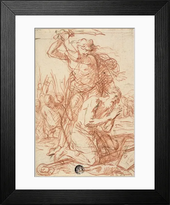 Framed Print : Martyrdom of Bishop Saint, n.d. Creators: Ercole Procaccini, Simone Cantarini Framed Print : Martyrdom of Bishop Saint, n.d. Creators: Ercole Procaccini, Simone Cantarini