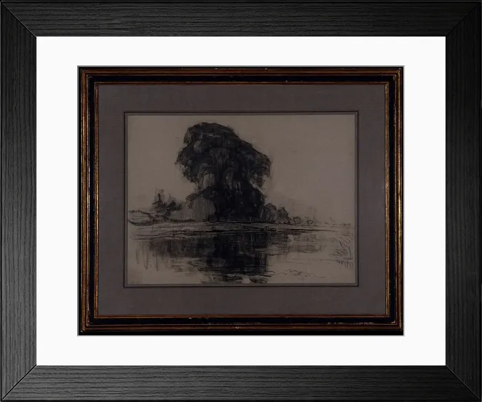 Framed Print : Landzicht Farm: Compositional Study, c.1905. Creator: Piet Mondrian Framed Print : Landzicht Farm: Compositional Study, c.1905. Creator: Piet Mondrian
