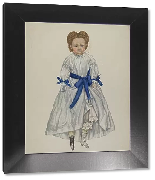 Wax Headed Doll, c. 1937. Creator: Dorothy Brennan