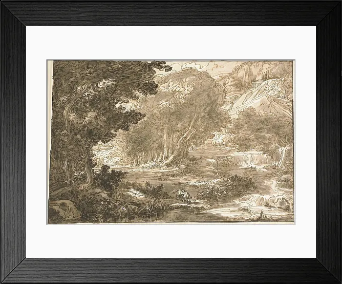Framed Print : Angelica Resting Under a Tree, from Orlando Furioso, 1810 / 13. Creator: Felice Giani Framed Print : Angelica Resting Under a Tree, from Orlando Furioso, 1810 / 13. Creator: Felice Giani