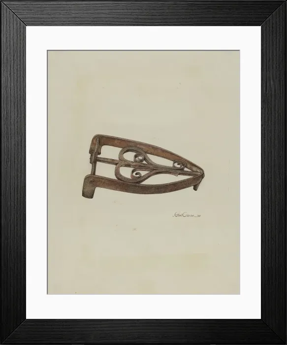 Framed Print : Trivet, 1939. Creator: Ethel Clarke Framed Print : Trivet, 1939. Creator: Ethel Clarke