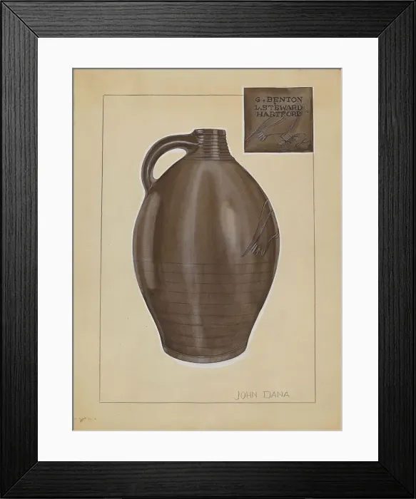 Framed Print : Jug, c. 1936. Creator: John Dana Framed Print : Jug, c. 1936. Creator: John Dana