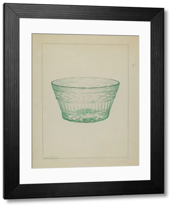 Framed Print : Bowl, c. 1937. Creator: John Dana Framed Print : Bowl, c. 1937. Creator: John Dana
