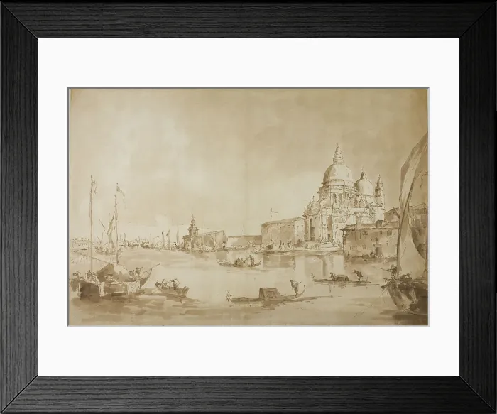 Framed Print : Bacino di San Marco with the Dogana del Mare and Santa Maria della Salute, c.1793. Creator: Francesco Guardi Framed Print : Bacino di San Marco with the Dogana del Mare and Santa Maria della Salute, c.1793. Creator: Francesco Guardi