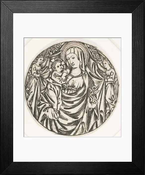 Framed Print : Virgin and Child, c.1480. Creator: Unknown