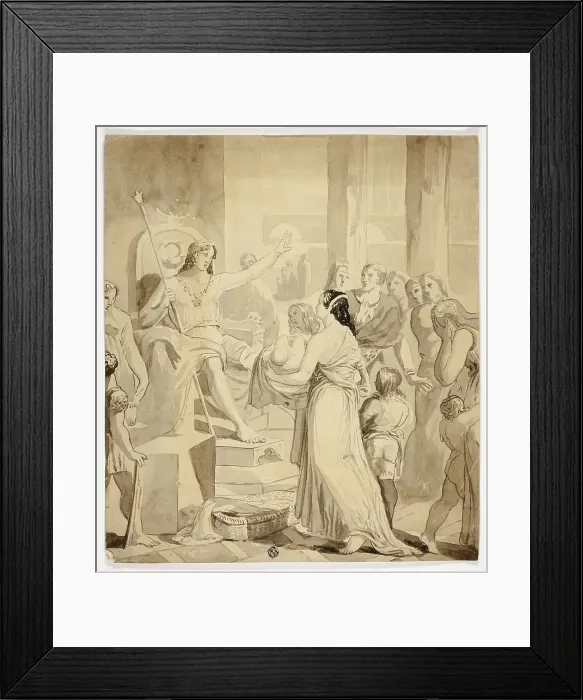 Framed Print : Scene from A Winter's Tale, n.d. Creator: Charles Robert Leslie Framed Print : Scene from A Winter's Tale, n.d. Creator: Charles Robert Leslie