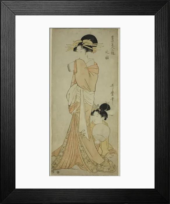 Framed Print : Northern Quarter (Hokkoku), from the series Three Amusements of Contemporary... c. 1800. Creator: Kitagawa Utamaro. Northern Quarter (Hokkoku), from the series Three Amusements of Contemporary... c. 1800. Creator: Kitagawa Utamaro Framed Print : Northern Quarter (Hokkoku), from the series Three Amusements of Contemporary... c. 1800. Creator: Kitagawa Utamaro. Northern Quarter (Hokkoku), from the series Three Amusements of Contemporary... c. 1800. Creator: Kitagawa Utamaro