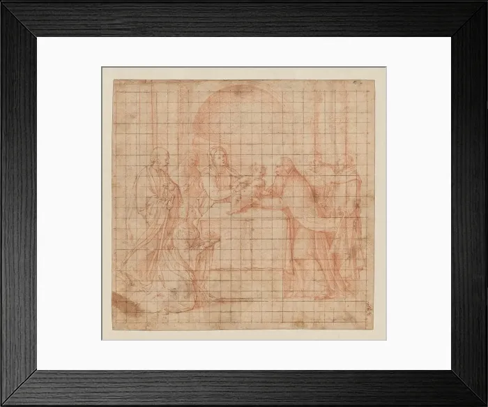 Framed Print : The Presentation in the Temple, n.d. Creator: Girolamo da Santacroce Framed Print : The Presentation in the Temple, n.d. Creator: Girolamo da Santacroce