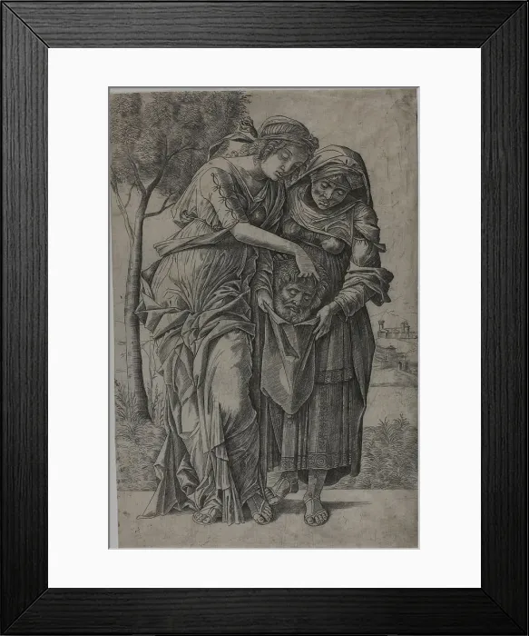 Framed Print : Judith with the Head of Holofernes, n.d. Creator: Girolamo Mocetto Framed Print : Judith with the Head of Holofernes, n.d. Creator: Girolamo Mocetto