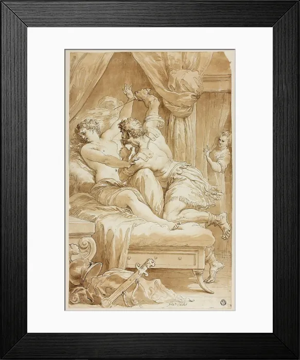 Framed Print : Rape of Lucretia, 1795. Creator: Giuseppe Cades Framed Print : Rape of Lucretia, 1795. Creator: Giuseppe Cades