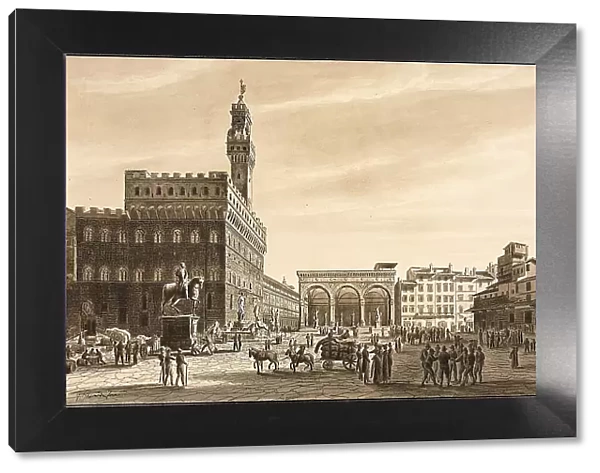Piazza Signoria, n.d. Creator: Giuseppe Gherardi