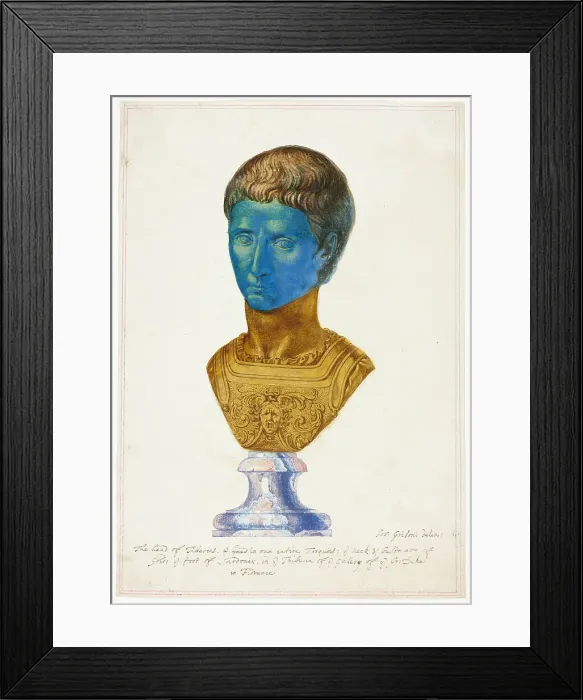 Framed Print : Head of Tiberius, n.d. Creator: Giuseppe Grisoni Framed Print : Head of Tiberius, n.d. Creator: Giuseppe Grisoni