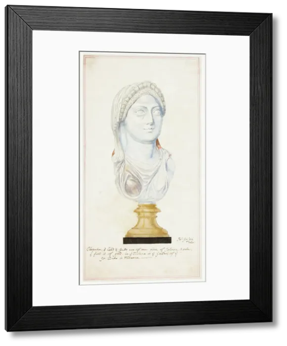 Framed Print : Agate Head of Cleopatra, n.d. Creator: Giuseppe Grisoni Framed Print : Agate Head of Cleopatra, n.d. Creator: Giuseppe Grisoni