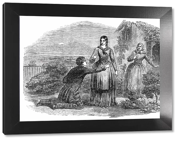 Illustration to 'Fred Holdersworth; or, Love and Pride', by Thomas Miller, 1850. Creator: Unknown. Illustration to 'Fred Holdersworth; or, Love and Pride', by Thomas Miller, 1850. Creator: Unknown