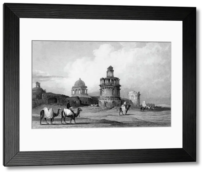 Framed Print : Ruins, - Old Delhi, 1834. Creator: Samuel Prout Framed Print : Ruins, - Old Delhi, 1834. Creator: Samuel Prout