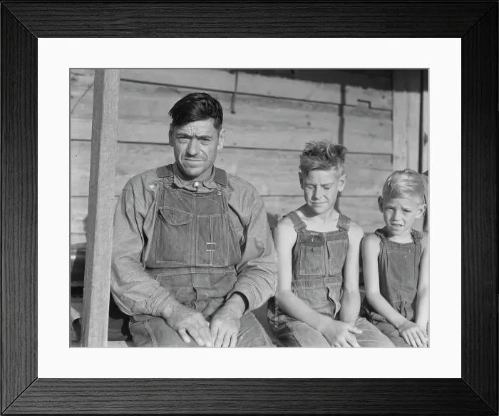 Framed Print : Sharecropper near Hartwell, Georgia, 1937. Creator: Dorothea Lange Framed Print : Sharecropper near Hartwell, Georgia, 1937. Creator: Dorothea Lange