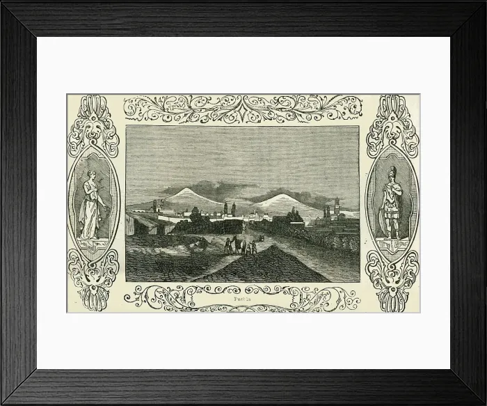 Framed Print : Puebla, 1849. Creator: Unknown Framed Print : Puebla, 1849. Creator: Unknown