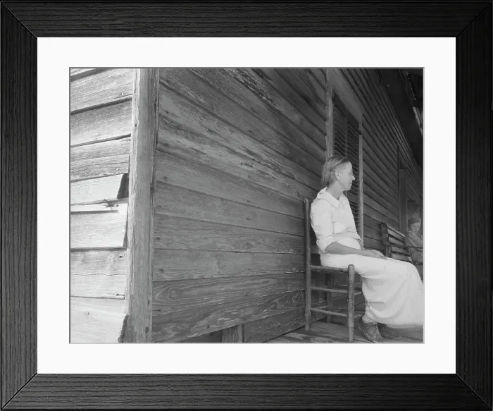 Framed Print : Wife of cotton farmer, Greene County, Georgia, 1937. Creator: Dorothea Lange Framed Print : Wife of cotton farmer, Greene County, Georgia, 1937. Creator: Dorothea Lange