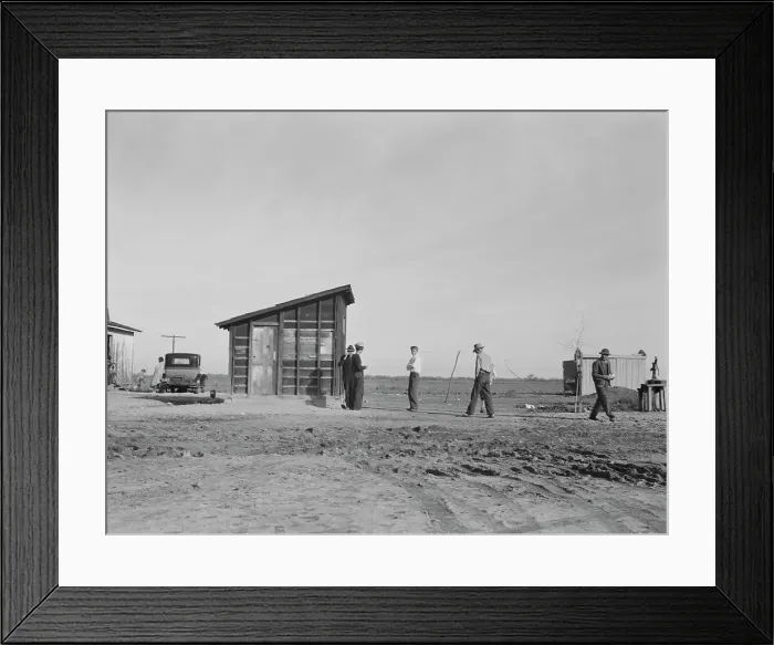 Framed Print : Cotton workers, outskirts of Firebaugh, west side of San Joaquin Valley, California, 1939. Creator: Dorothea Lange Framed Print : Cotton workers, outskirts of Firebaugh, west side of San Joaquin Valley, California, 1939. Creator: Dorothea Lange