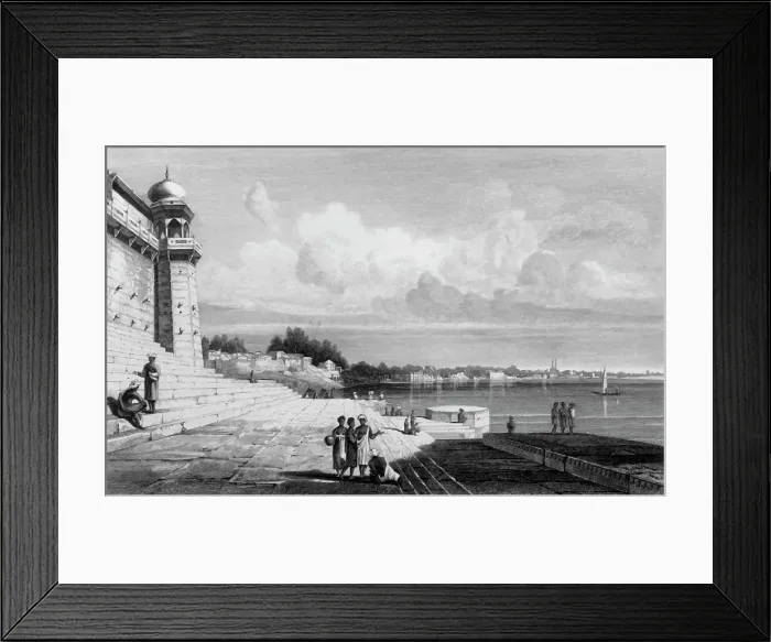 Framed Print : Benares, 1835. Creator: Thomas Shotter Boys Framed Print : Benares, 1835. Creator: Thomas Shotter Boys
