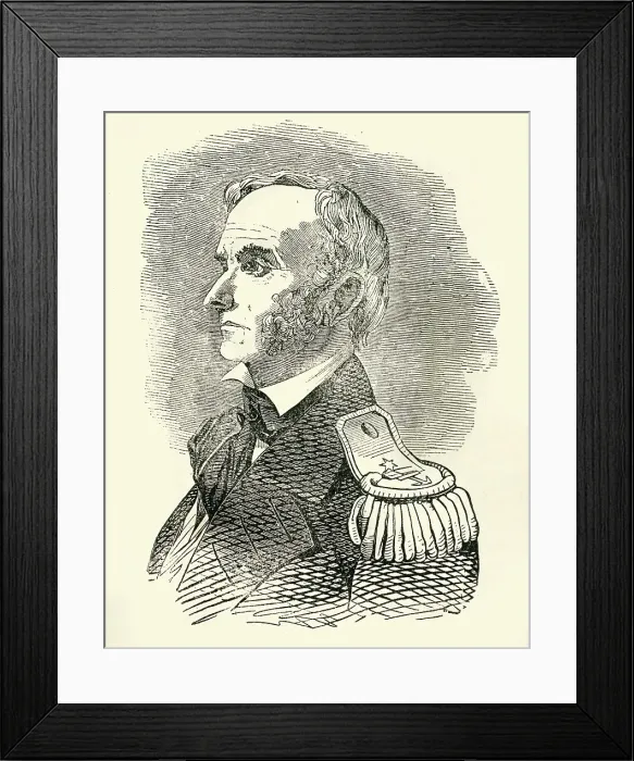 Framed Print : Commodore Conner, 1849. Creator: Unknown Framed Print : Commodore Conner, 1849. Creator: Unknown
