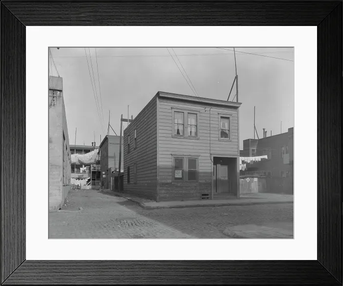 Framed Print : Lilac Street, Mission District, San Francisco, California, 1938. Creator: Dorothea Lange Framed Print : Lilac Street, Mission District, San Francisco, California, 1938. Creator: Dorothea Lange