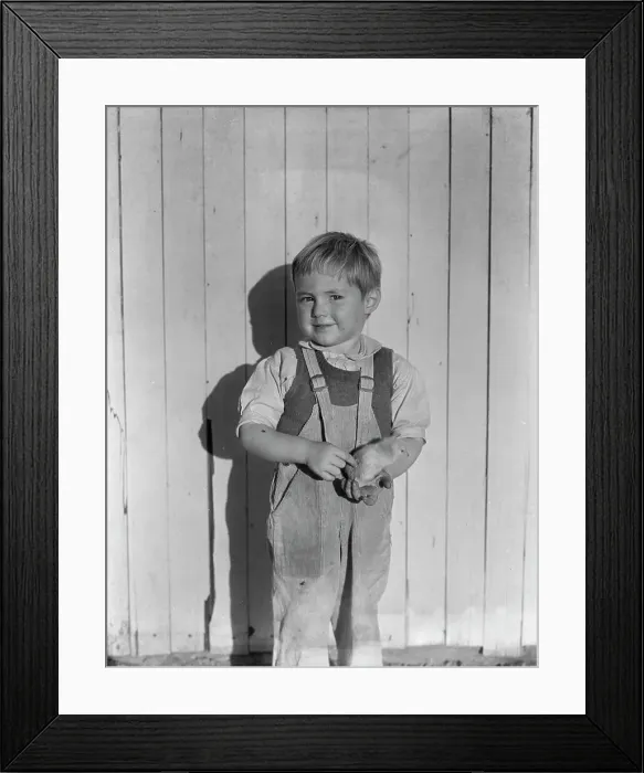 Framed Print : Youngest child of four of rural rehabilitation client, Near San Fernando, California, 1935. Creator: Dorothea Lange Framed Print : Youngest child of four of rural rehabilitation client, Near San Fernando, California, 1935. Creator: Dorothea Lange