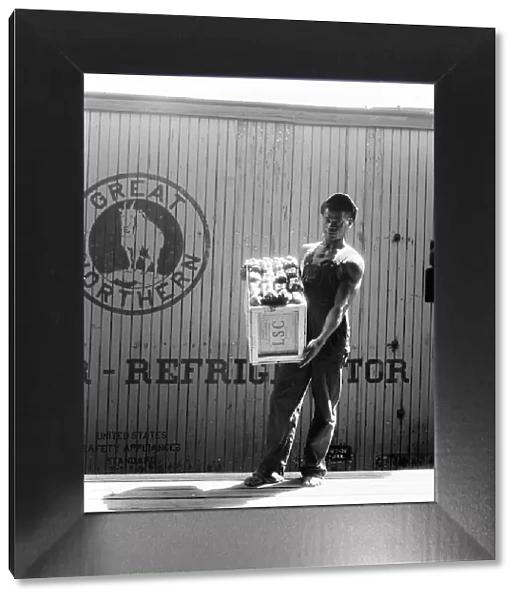 Migrant shed worker, Northeast Florida, 1936. Creator: Dorothea Lange