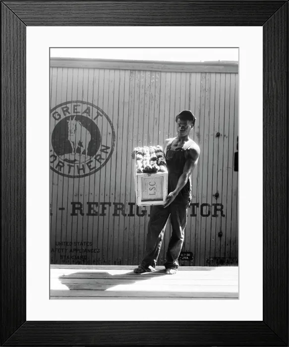 Framed Print : Migrant shed worker, Northeast Florida, 1936. Creator: Dorothea Lange Framed Print : Migrant shed worker, Northeast Florida, 1936. Creator: Dorothea Lange