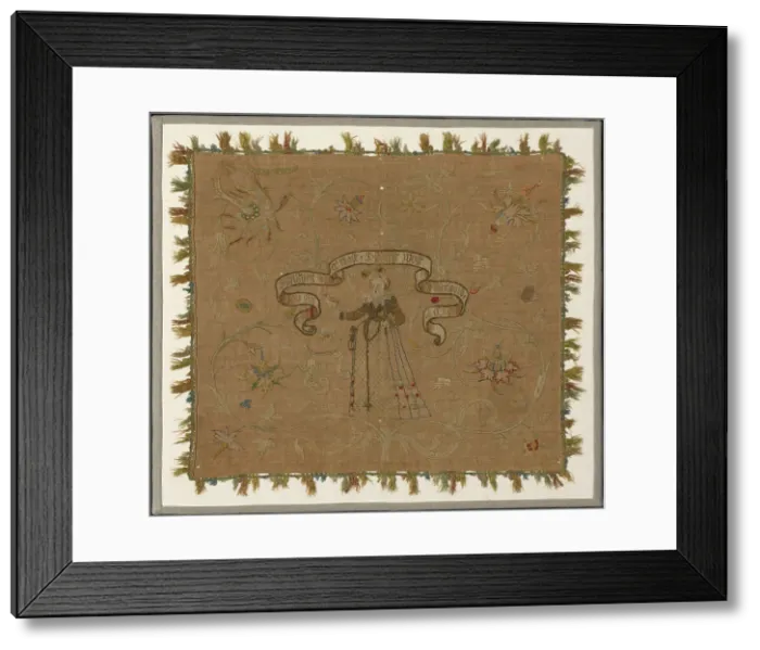 Framed Print : Picture (Needlepoint), Switzerland, 1616. Creator: Unknown Framed Print : Picture (Needlepoint), Switzerland, 1616. Creator: Unknown