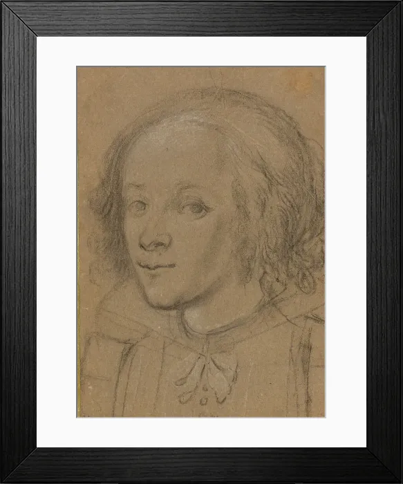 Framed Print : Portrait of a Young Woman, n.d. Creator: Unknown Framed Print : Portrait of a Young Woman, n.d. Creator: Unknown