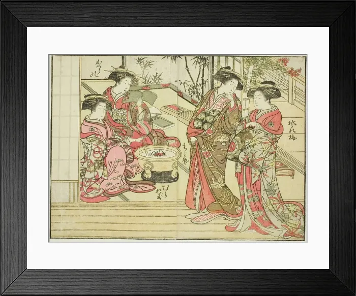 Framed Print : Courtesans of Otawaraya, from the book Mirror of Beautiful Women of the Pleasure Quarters... 1776. Creator: Shunsho. Courtesans of Otawaraya, from the book Mirror of Beautiful Women of the Pleasure Quarters... 1776. Creator: Shunsho Framed Print : Courtesans of Otawaraya, from the book Mirror of Beautiful Women of the Pleasure Quarters... 1776. Creator: Shunsho. Courtesans of Otawaraya, from the book Mirror of Beautiful Women of the Pleasure Quarters... 1776. Creator: Shunsho