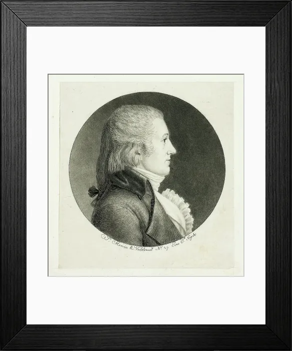 Framed Print : Profile Portrait, Blake, 1796–97. Creator: Charles Balthazar Julien Févret de Saint-Mémin Framed Print : Profile Portrait, Blake, 1796–97. Creator: Charles Balthazar Julien Févret de Saint-Mémin