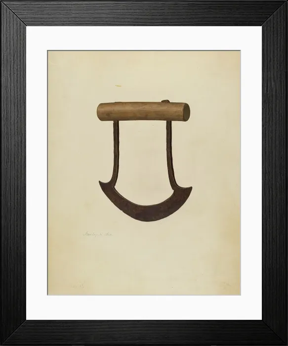 Framed Print : Chopping Knife, c. 1941. Creator: Stanley Chin Framed Print : Chopping Knife, c. 1941. Creator: Stanley Chin