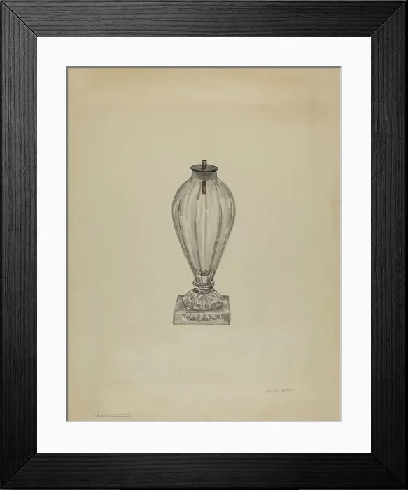 Framed Print : Spark Lamp, c. 1936. Creator: John Dana Framed Print : Spark Lamp, c. 1936. Creator: John Dana