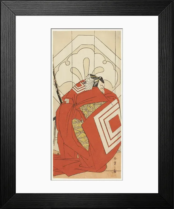 Framed Print : The Actor Ichikawa Danjuro V in a Shibaraku Role, Probably as Kato Hyoeisa Shigemitsu... c. 1777. Creator: Shunsho. The Actor Ichikawa Danjuro V in a Shibaraku Role, Probably as Kato Hyoeisa Shigemitsu... c. 1777. Creator: Shunsho Framed Print : The Actor Ichikawa Danjuro V in a Shibaraku Role, Probably as Kato Hyoeisa Shigemitsu... c. 1777. Creator: Shunsho. The Actor Ichikawa Danjuro V in a Shibaraku Role, Probably as Kato Hyoeisa Shigemitsu... c. 1777. Creator: Shunsho