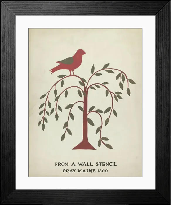 Framed Print : Design from Gray, Maine 1800 (no. 1): From Proposed Portfolio Maine Wall Stencils, 1935 / 1942. Creator: Mildred E Bent. Design from Gray, Maine 1800 (no. 1): From Proposed Portfolio Maine Wall Stencils, 1935 / 1942 Framed Print : Design from Gray, Maine 1800 (no. 1): From Proposed Portfolio Maine Wall Stencils, 1935 / 1942. Creator: Mildred E Bent. Design from Gray, Maine 1800 (no. 1): From Proposed Portfolio Maine Wall Stencils, 1935 / 1942