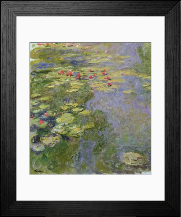 Framed Print : The Water Lily Pond, 1917-1919. Creator: Monet, Claude (1840-1926) Framed Print : The Water Lily Pond, 1917-1919. Creator: Monet, Claude (1840-1926)