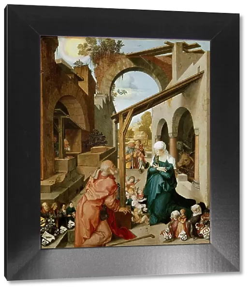 Paumgartner altarpiece, central panel: The Nativity of Christ, after 1503. Creator: Dürer, Albrecht (1471-1528)