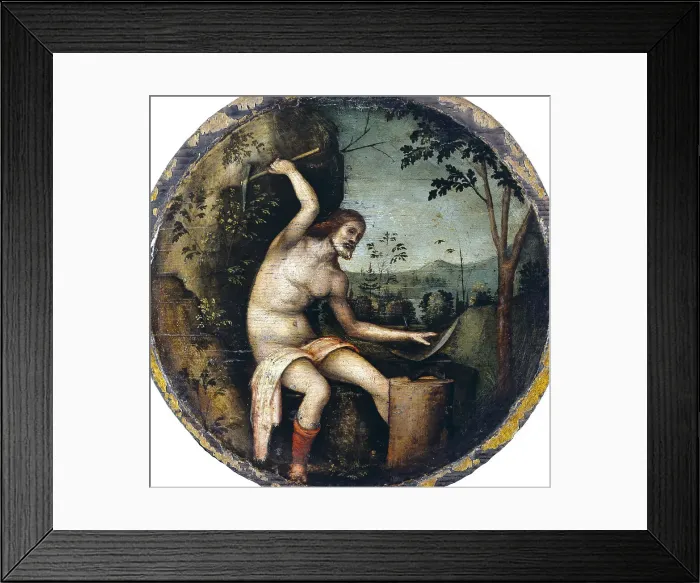 Framed Print : Vulcan, ca. 1505-1510. Creator: Francia, Francesco (1450-1517) Framed Print : Vulcan, ca. 1505-1510. Creator: Francia, Francesco (1450-1517)