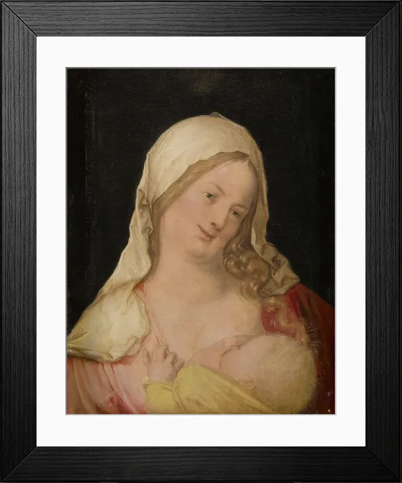 Framed Print : Madonna with Child at the Breast, 1503. Creator: Dürer, Albrecht (1471-1528) Framed Print : Madonna with Child at the Breast, 1503. Creator: Dürer, Albrecht (1471-1528)