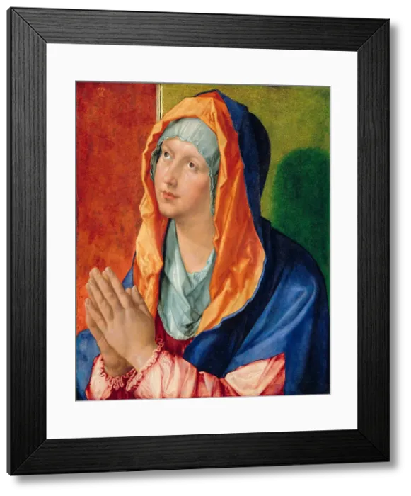 Framed Print : The Virgin Mary in Prayer, 1518. Creator: Dürer, Albrecht (1471-1528) Framed Print : The Virgin Mary in Prayer, 1518. Creator: Dürer, Albrecht (1471-1528)
