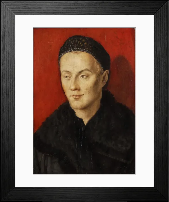 Framed Print : Portrait of a young Man, c. 1504. Creator: Dürer, Albrecht (1471-1528) Framed Print : Portrait of a young Man, c. 1504. Creator: Dürer, Albrecht (1471-1528)