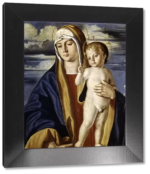 Madonna and Child (From the Cornalba Polyptych), c. 1496. Creator: Caselli, Cristoforo (ca 1460-1521)