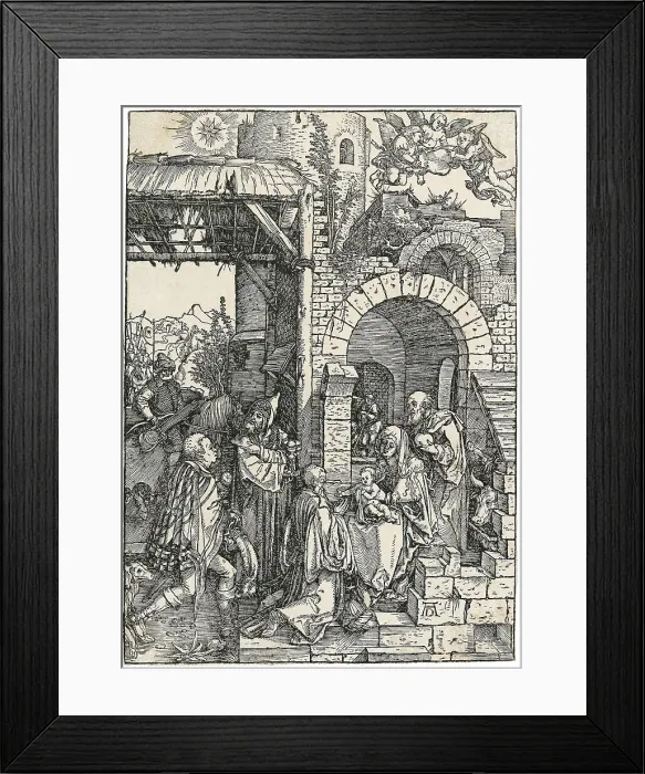 Framed Print : The Adoration of the Magi, from The Life of the Virgin, ca 1503. Creator: Dürer, Albrecht (1471-1528) Framed Print : The Adoration of the Magi, from The Life of the Virgin, ca 1503. Creator: Dürer, Albrecht (1471-1528)