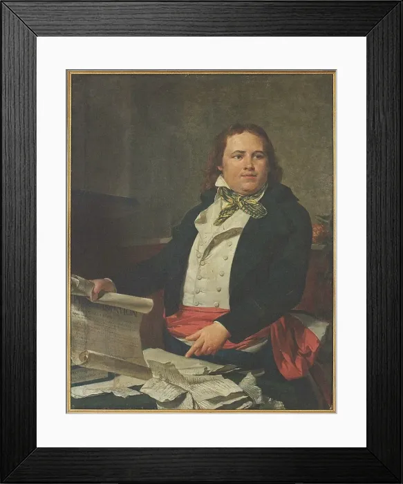 Framed Print : Portrait of Léger-Félicité Sonthonax (1763-1813), 1790s. Creator: Anonymous Framed Print : Portrait of Léger-Félicité Sonthonax (1763-1813), 1790s. Creator: Anonymous